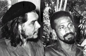 Che Guevara and Juan Almeida, leaders of the Cuban revolution. Guevara died in Bolivia in 1967 and Almeida passed on during September 2009. by Pan-African News Wire File Photos