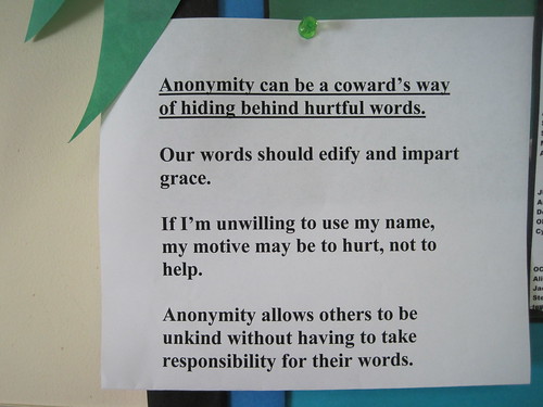 an anonymous rant against anonymity
