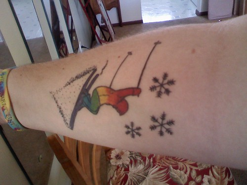 gay pride by jewskerz. My gay pride skier tattoo. Anyone can see this photo