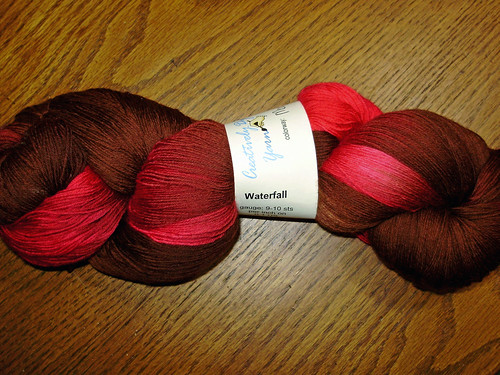 Creatively Dyed Waterfall Lace in Mamoral