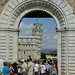 Entrance to the leaning Tower of Pisa