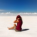 Anna al Salar d'Uyuni (Bolívia)