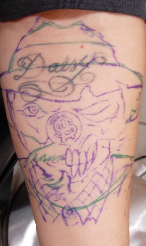 cholo tattoos. Zombie cholo before