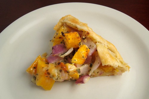 Butternut Squash and Three Cheese Galette