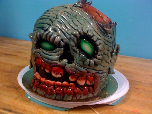 Zombie Head Cake