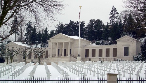American Cemetery under snow