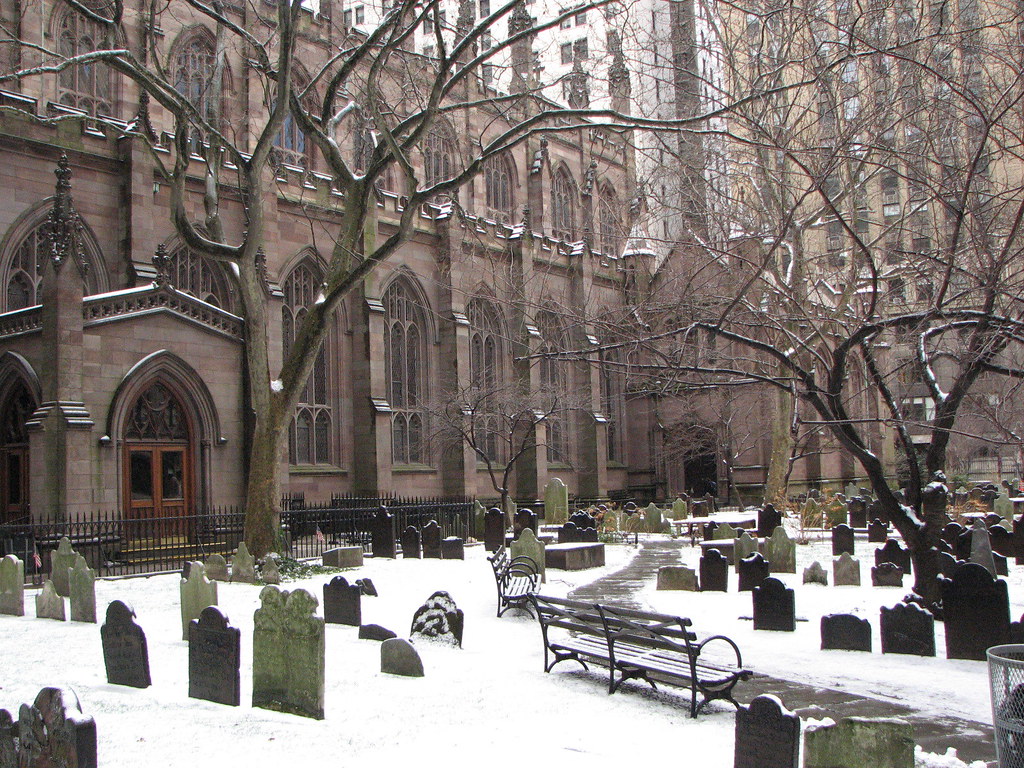 The graveyard at the end of Wall Street
