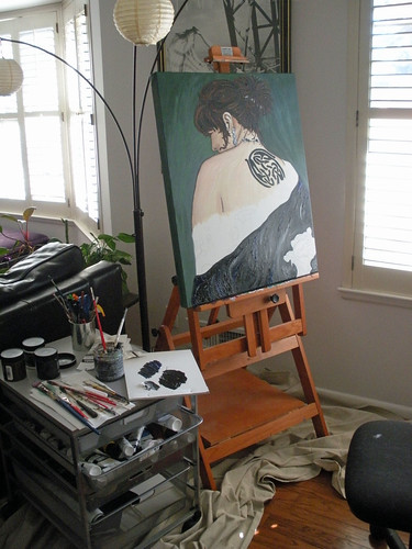 Robe Painting In Progress