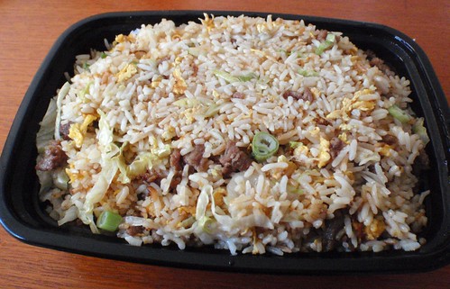 Beef Fried Rice with Lettuce @ Hop Woo Seafood Restaurant by you.