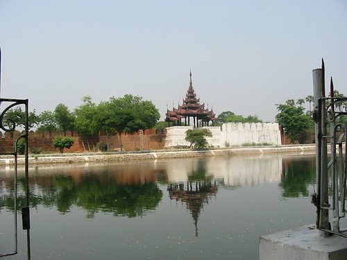deeltje van het Mandalay Fort