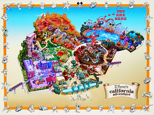 disneyland california adventure map. The NEW Disney#39;s California