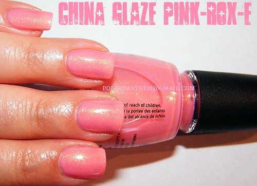 china glaze. China Glaze Pink-Rox-E