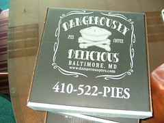 Dangerously Delicious Pie box, c/o Bmoresweet
