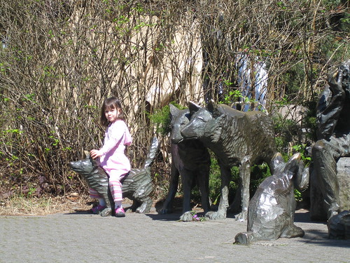 Anna at the zoo