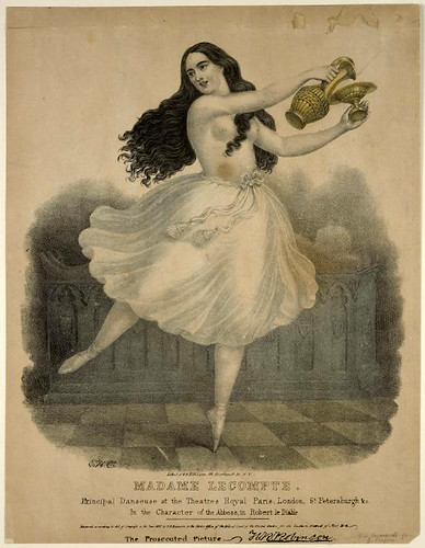 007- Madame Lecompte principal bailarina de los teatros Royal Paris. Londres. St. Petersburg-1837