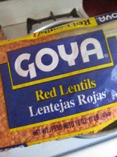 red lentils
