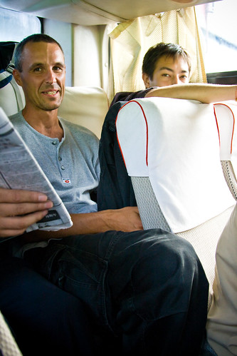 Leg room can be an issue on Chinese buses.