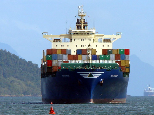 MSC ship in Brasil