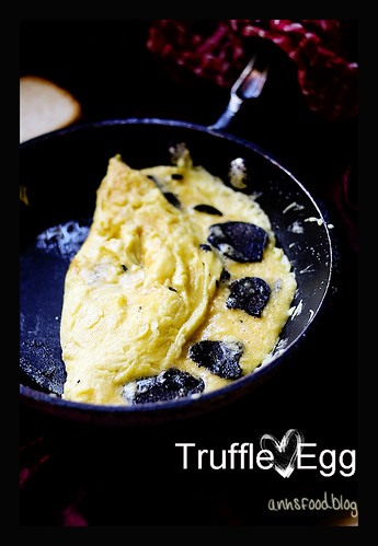 An Extravagant Breakfast - Truffle omelette