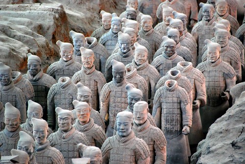 army of terra cotta soldiers, xian