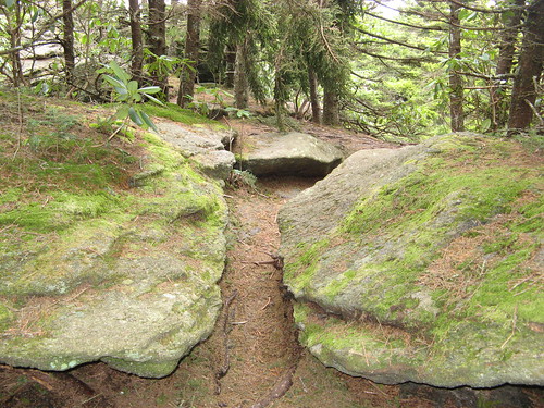 Trail through the rocks