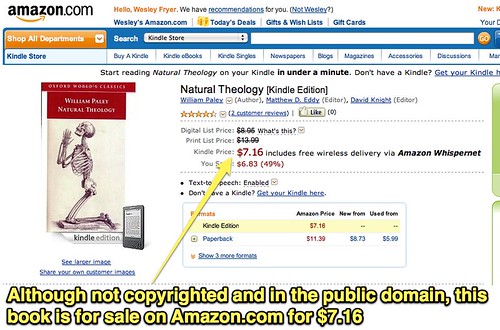 Public Domain Book for sale on Amazon.com