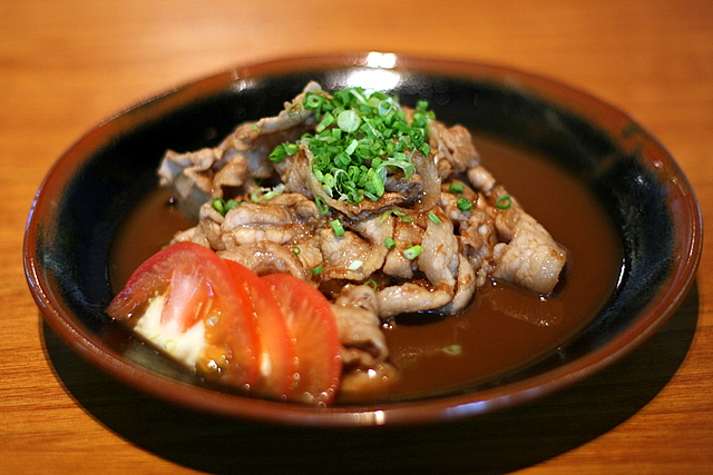 Buta Shogayaki - Pan-fried Sliced Pork with Ginger Sauce