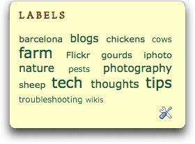 Blogger Labels Cloud