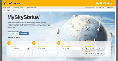 Lufthansa MySkyStatus