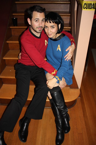 Rand was a nameless red-shirted ensign. I was girl-Spock. Guess which one of us is going to be vaporized first.