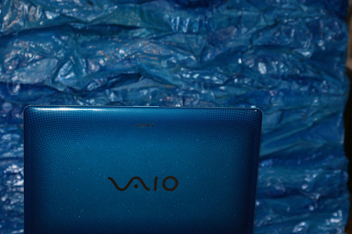 the brilliant blue of my Sony Vaio laptop was the inspiration for the color scheme of Cerulean Rhapsody