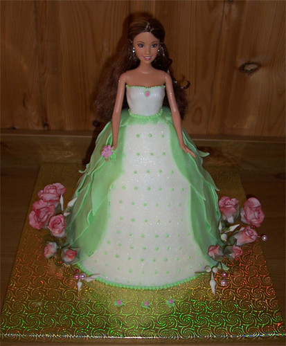 barbie doll cake. Barbie doll cake