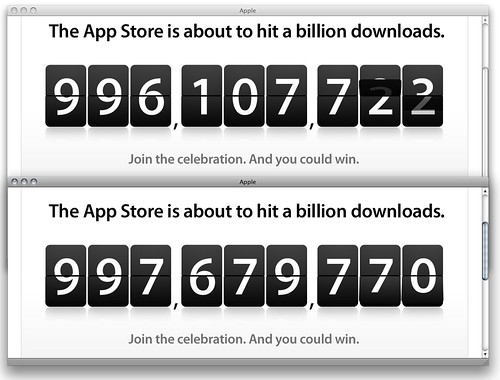 Apple App Store counter