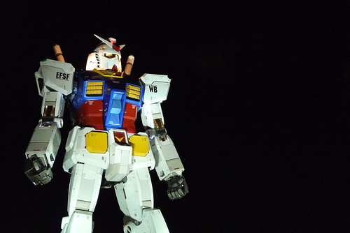 Gundam night shot