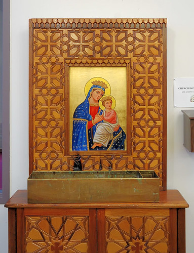 Saint Mary and Saint Abraam Coptic Orthodox Church, in Saint Louis County, Missouri, USA - Icon of Saint Mary and the Christ Child