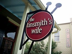 The Tinsmith's Wife Signage