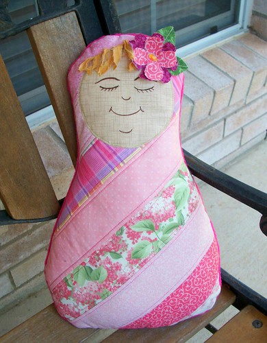 Apple Blossom Baby Doll PIllow