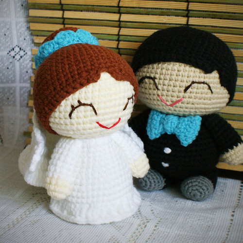  crocheted wedding dolls by saplanet originals You may like these too