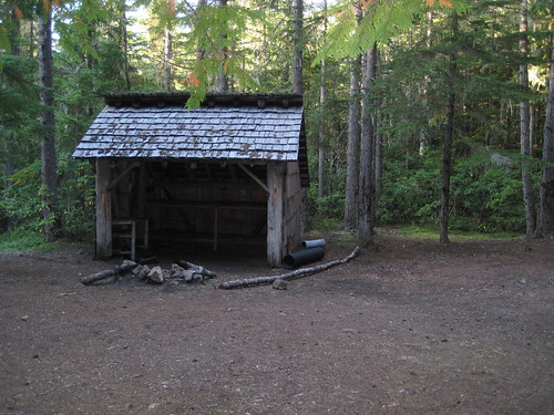 Shelter near Copper Creek