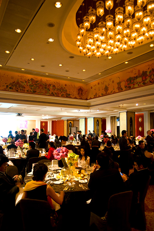 At the Four Seasons Bangkok World Gourmet Festival's Gala Dinner