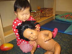 Aki's favorite toy in the Children's Museum