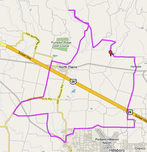 Today's route map