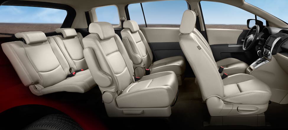 Mazda 5 Second-row seats