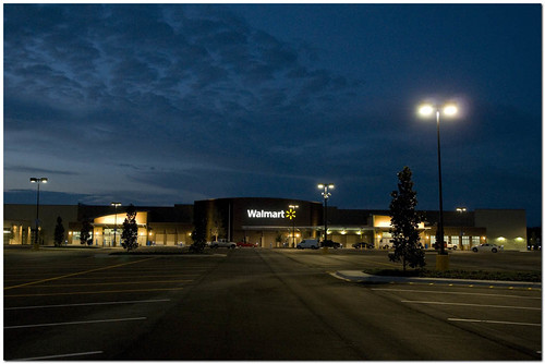 the town's actual rebuilt Walmart (by: city of Pass Christian)