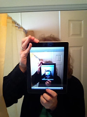 obligatory recursive iPad mirror self portrait