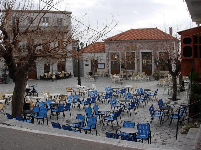  Πελοπόννησος - Λακωνία - Δήμος Γερoνθρών Κεντρική πλατεία Γερακίου