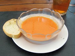 wild thyme gourmet - chilled roasted pepper soup