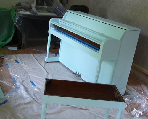 Painting the Piano: Blued!