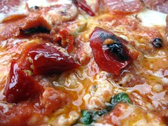 antico pizza - diavaola in detail