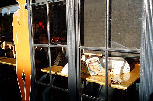 Merv Griffin in Window